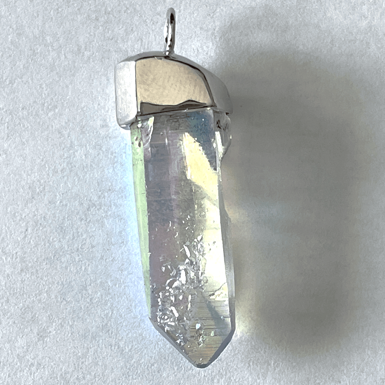 Angel Aura Quartz Charm