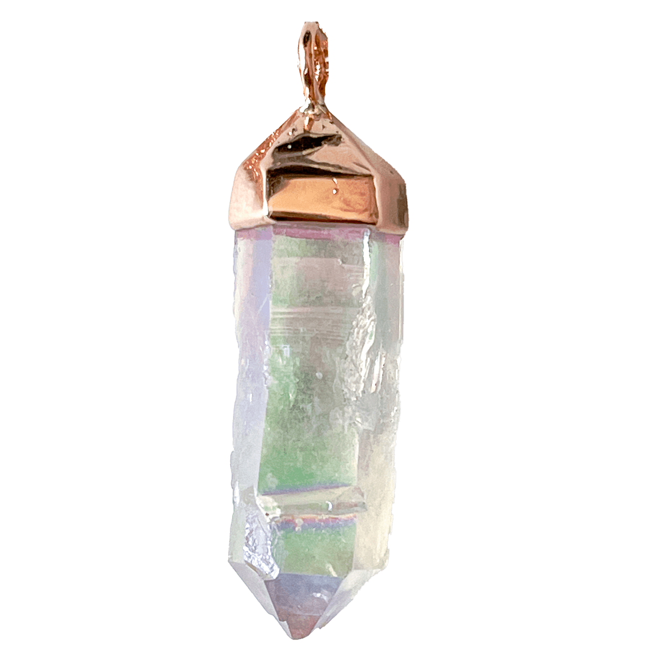 Angel Aura Quartz Charm