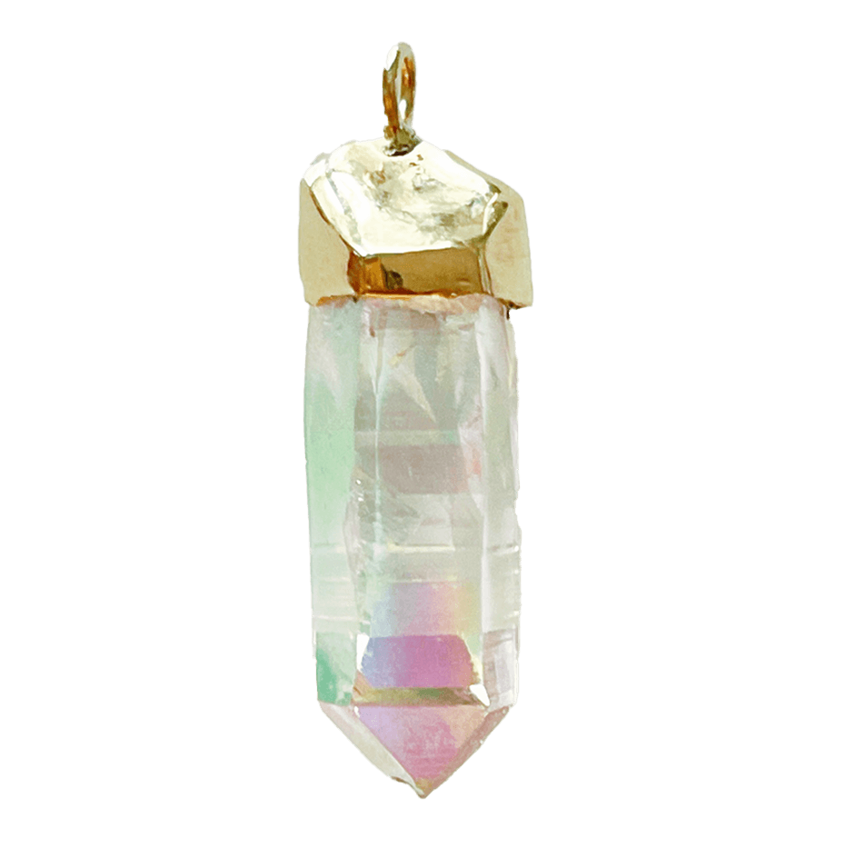 Angel Aura Quartz Charm