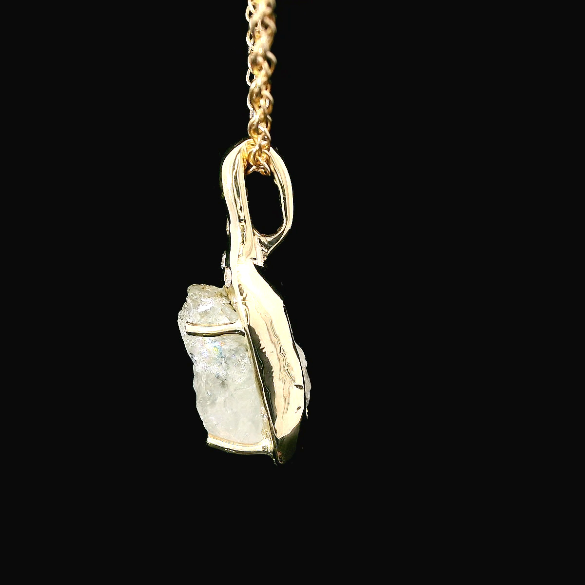 JRX Phenacite & Diamond Pendant C