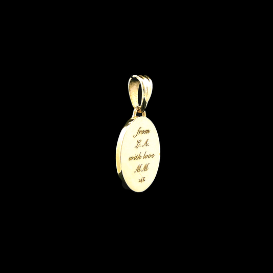 Gold Palm Charm