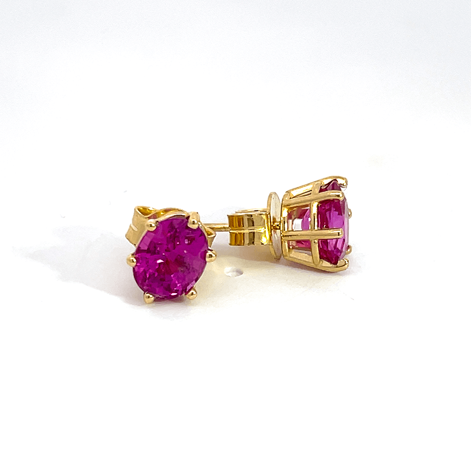 Phoebe Pink Sapphire Earrings — Steiners Jewelry | San Mateo CA | Quality  Jewelry and Service