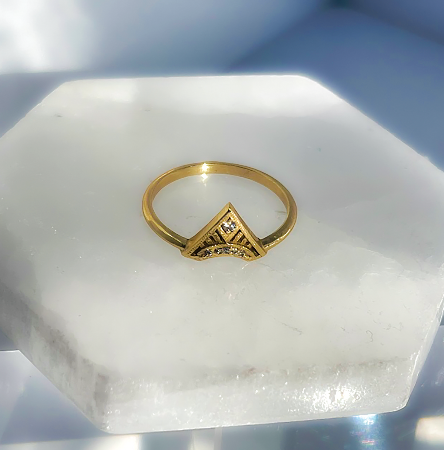 Midi Sapphire Trinity Ring
