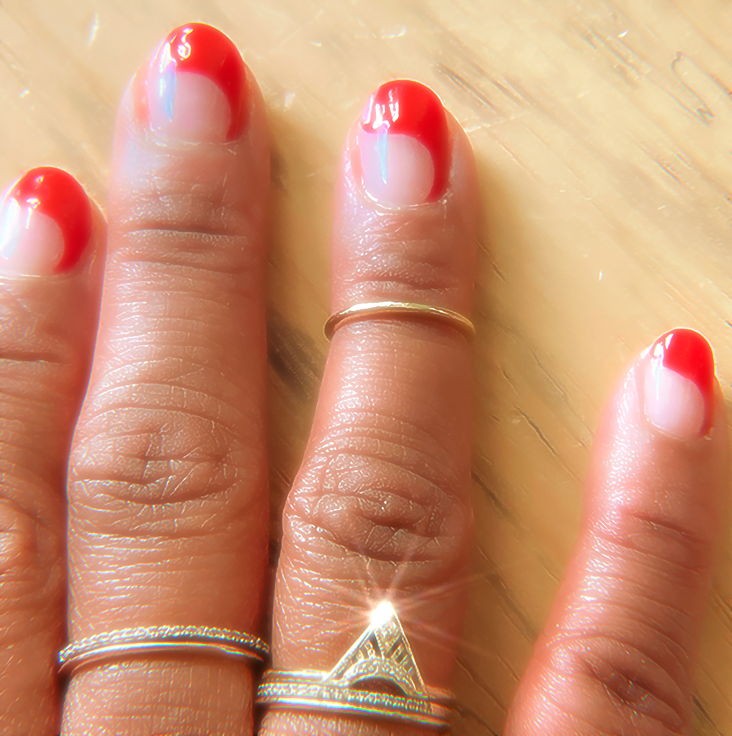 1.5 mm Halo Midi Half Round Band in 14K Gold