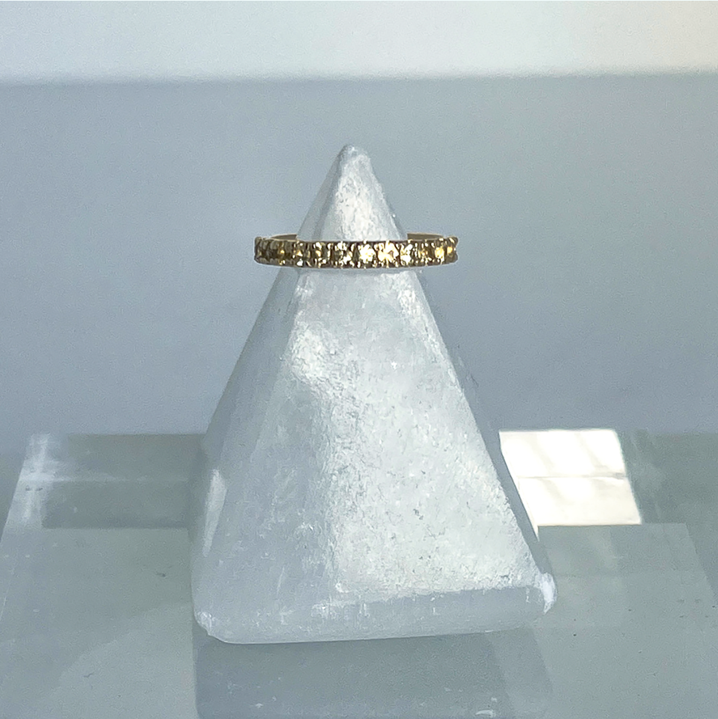 Sapphire Half Eternity Band