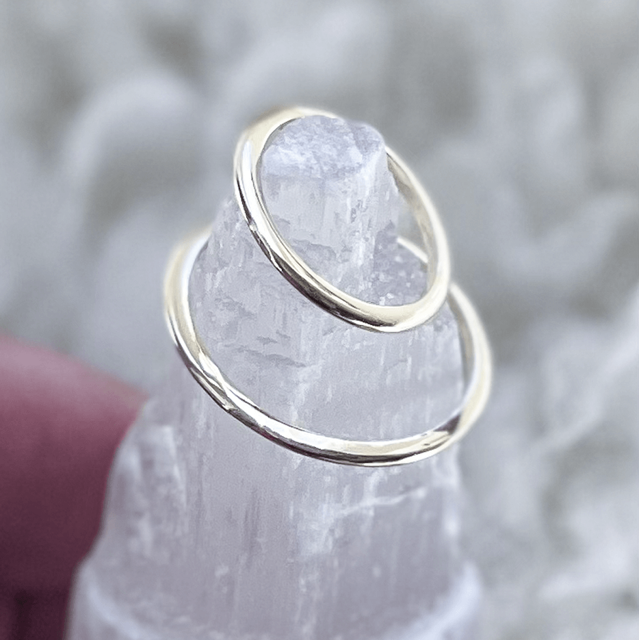 1.5 mm Halo Half Round Band in Sterling Silver