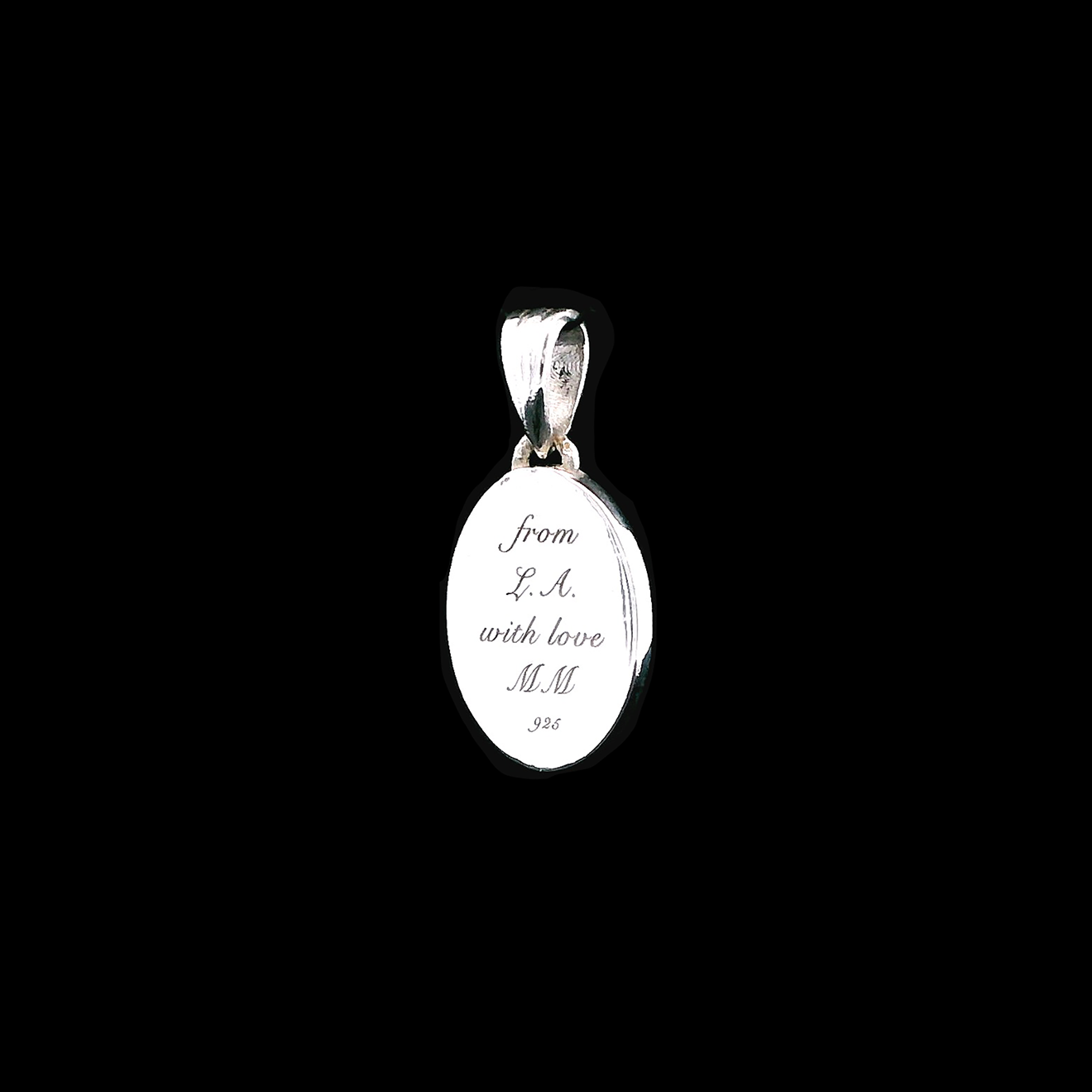 Silver Palm Charm