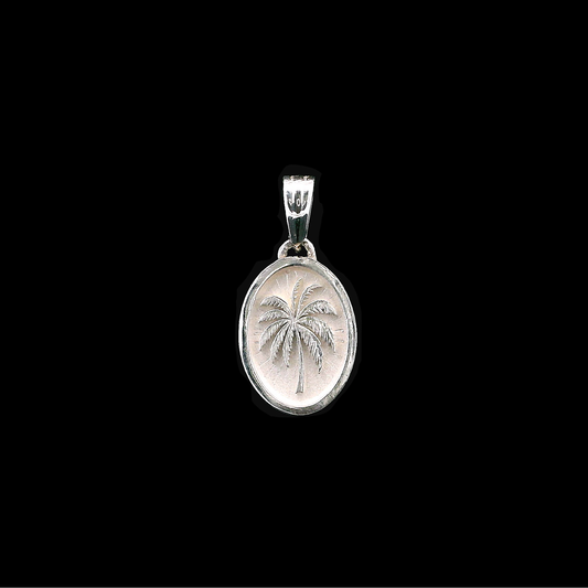 Silver Palm Charm