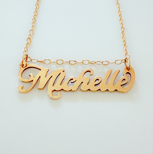 Custom Nameplate Necklace